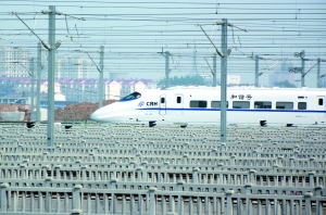 京滬高鐵明起試運行1個月 空載試運行不售票