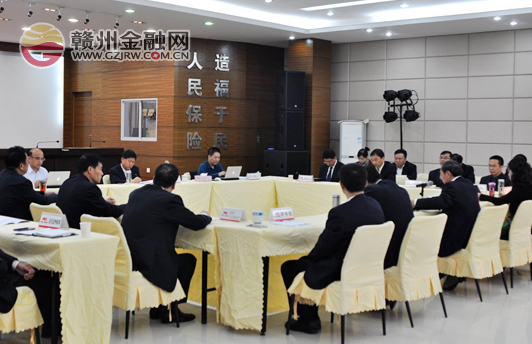 省人保財險總經理彭怡元蒞臨贛州調研指導工作