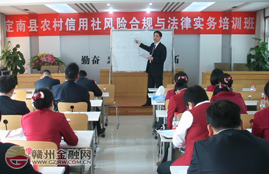 定南農(nóng)信社開(kāi)展風(fēng)險(xiǎn)合規(guī)與法律實(shí)務(wù)培訓(xùn)