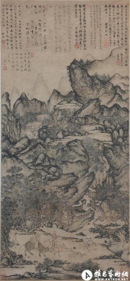 王蒙《稚川移居圖》4.025億 創(chuàng)個人成交紀錄 