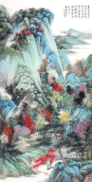 拍場看好新海派書畫 蕭海春作品拍出97.75萬元