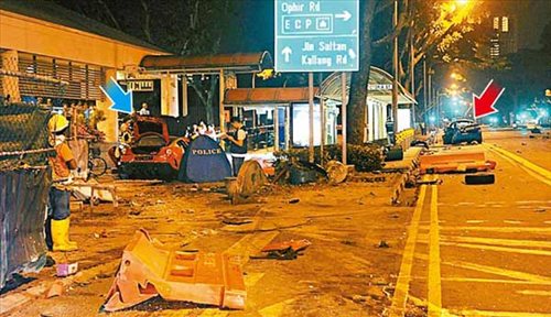 中國富少豪車肇事激怒新加坡 網(wǎng)民叫囂趕走中國人